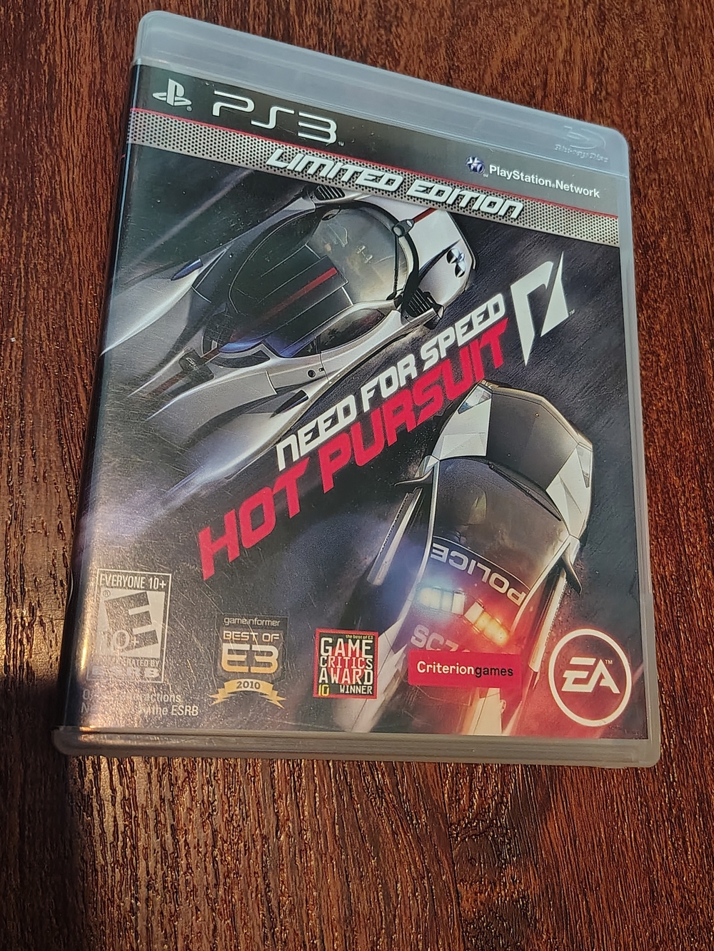 Need for Speed: Hot Pursuit (PS3) - Black/Gray Cover